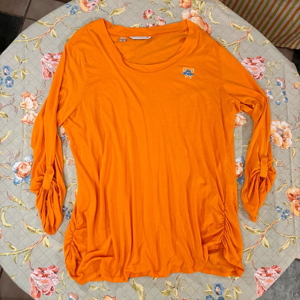 UT Lady Volunteers Basketball 🩵🏀 Embroidered Logo Cutter & Buck Tunic Top 🍊